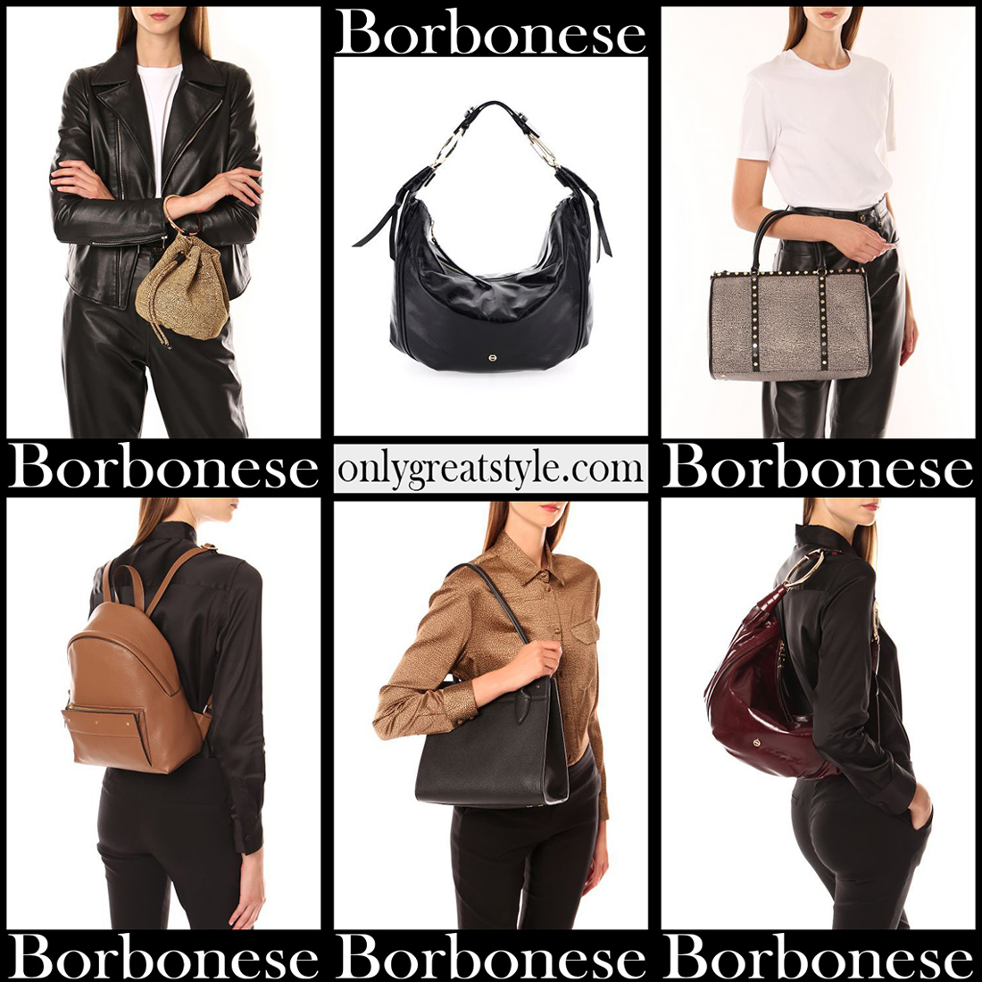 Borbonese bags 2020 21 womens handbags new arrivals