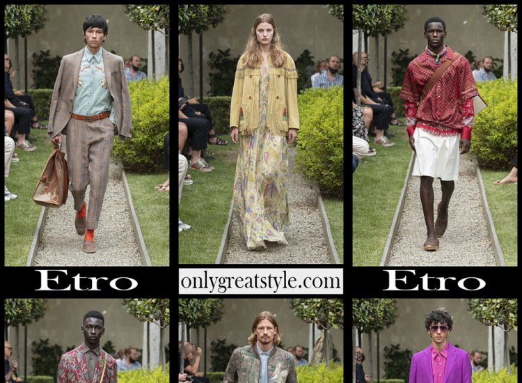 Fashion Etro 2021 menswear spring summer
