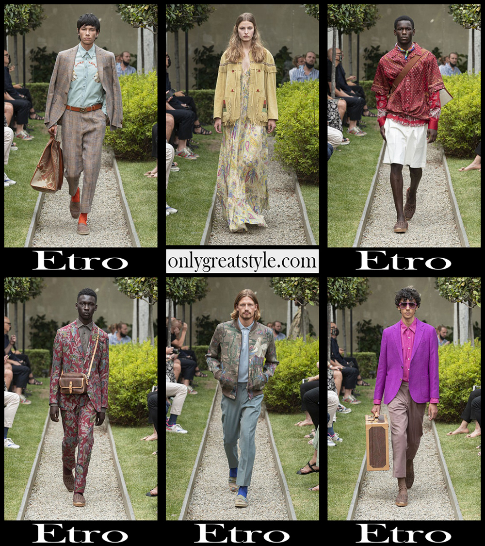 Fashion Etro 2021 menswear spring summer