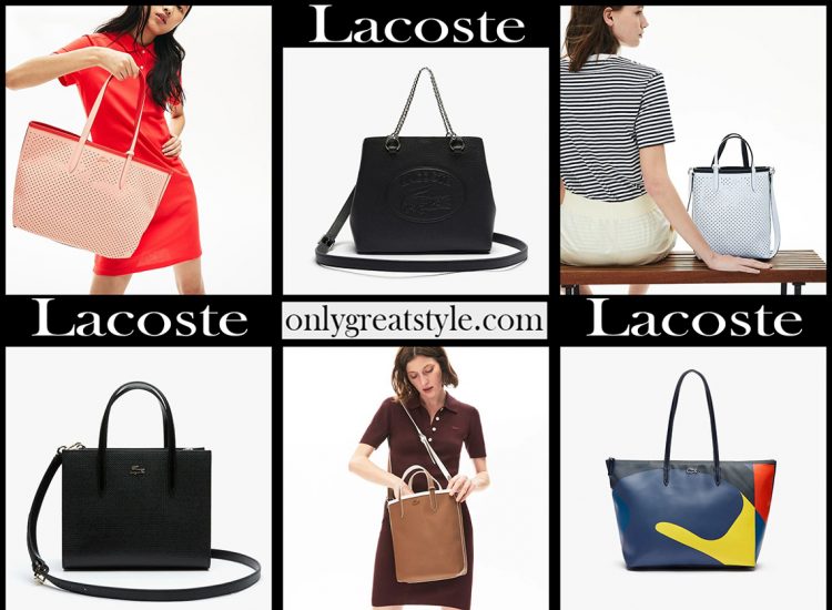 Lacoste bags 2020 21 womens handbags new arrivals