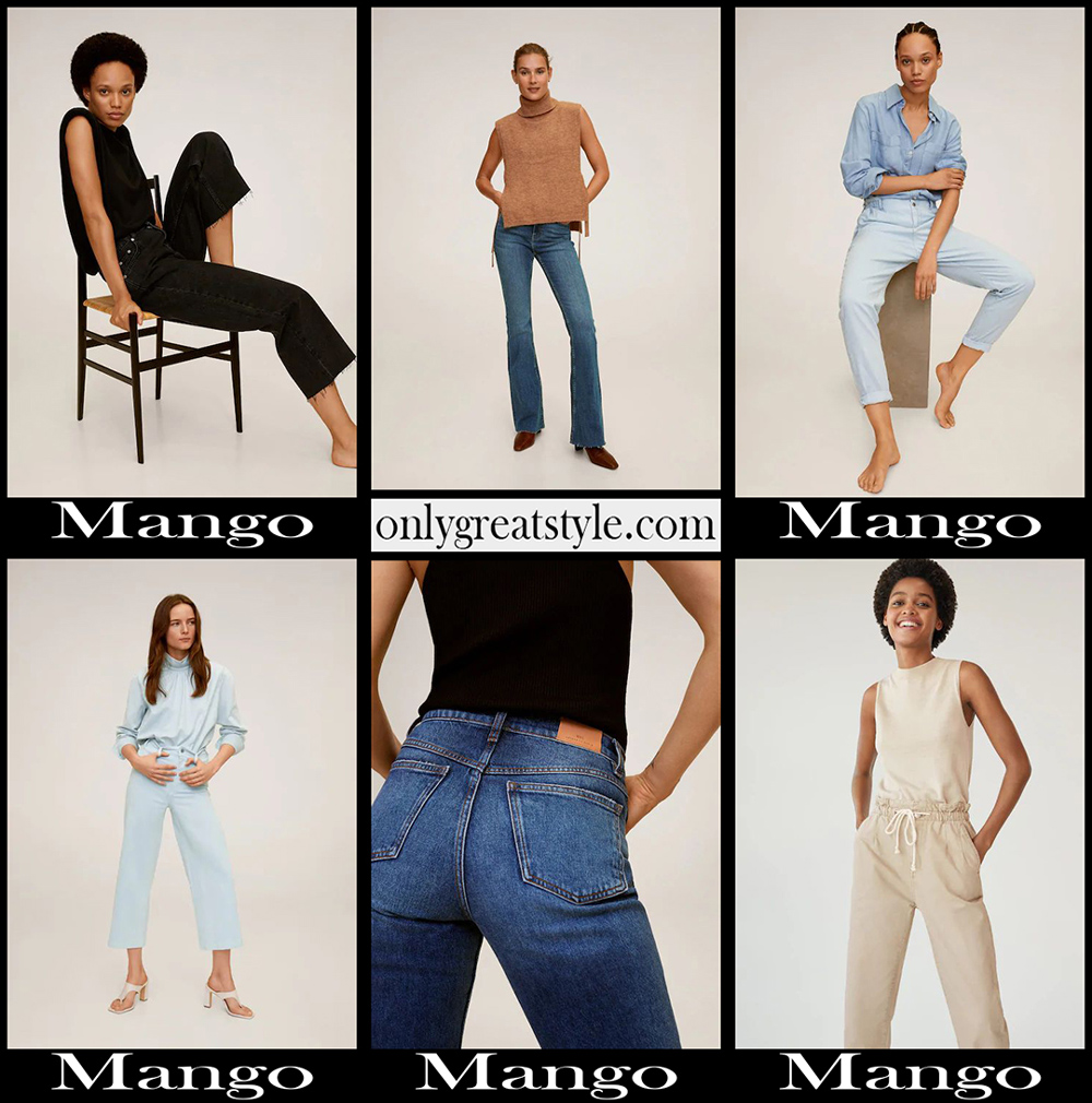 Mango denim 2020 21 jeans womens clothing look
