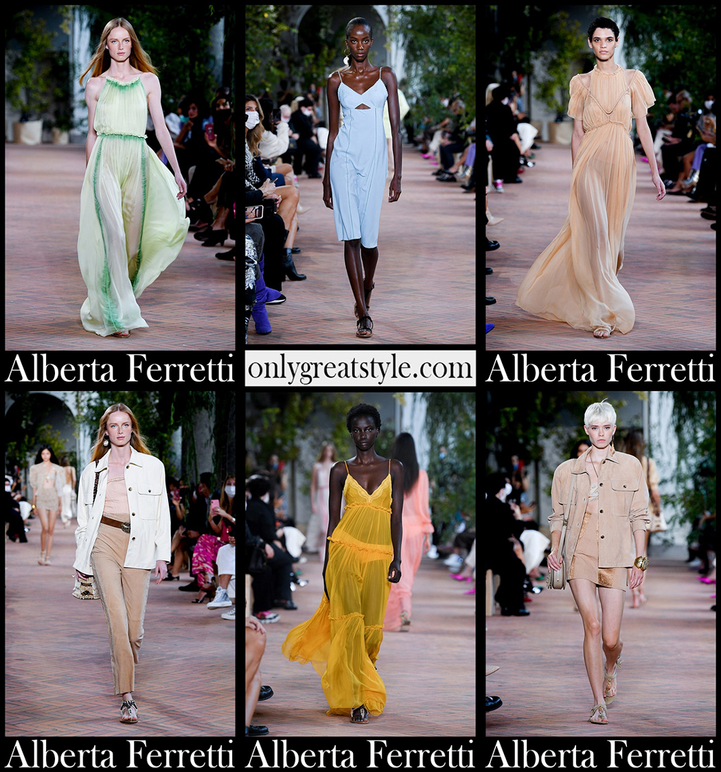 Fashion Alberta Ferretti spring summer 2021 womens clothing