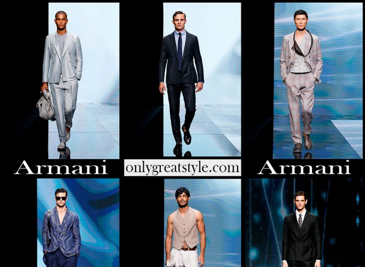 Fashion Armani spring summer 2021 mens clothing