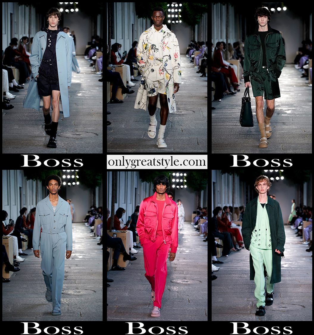 Fashion Boss spring summer 2021 mens clothing