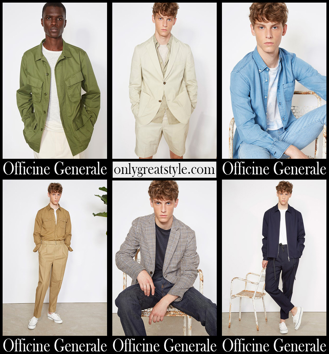 Fashion Officine Generale 2021 menswear spring summer