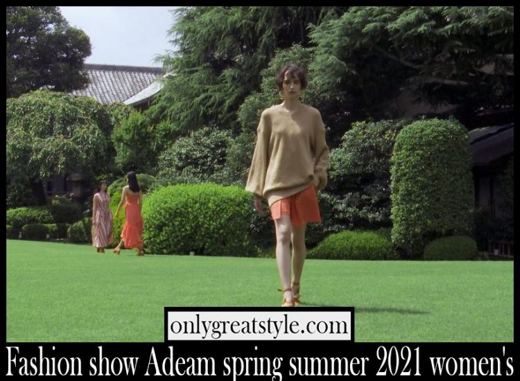 Fashion show Adeam spring summer 2021 womens