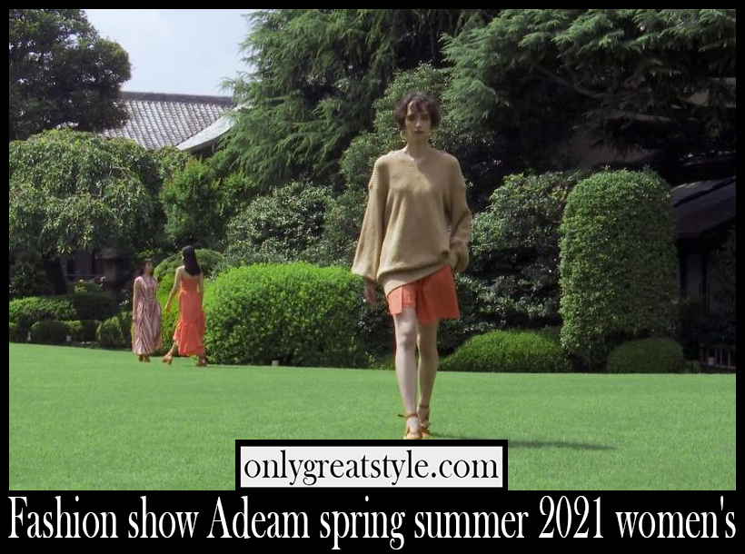 Fashion show Adeam spring summer 2021 womens