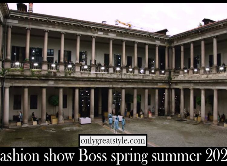 Fashion show Boss spring summer 2021
