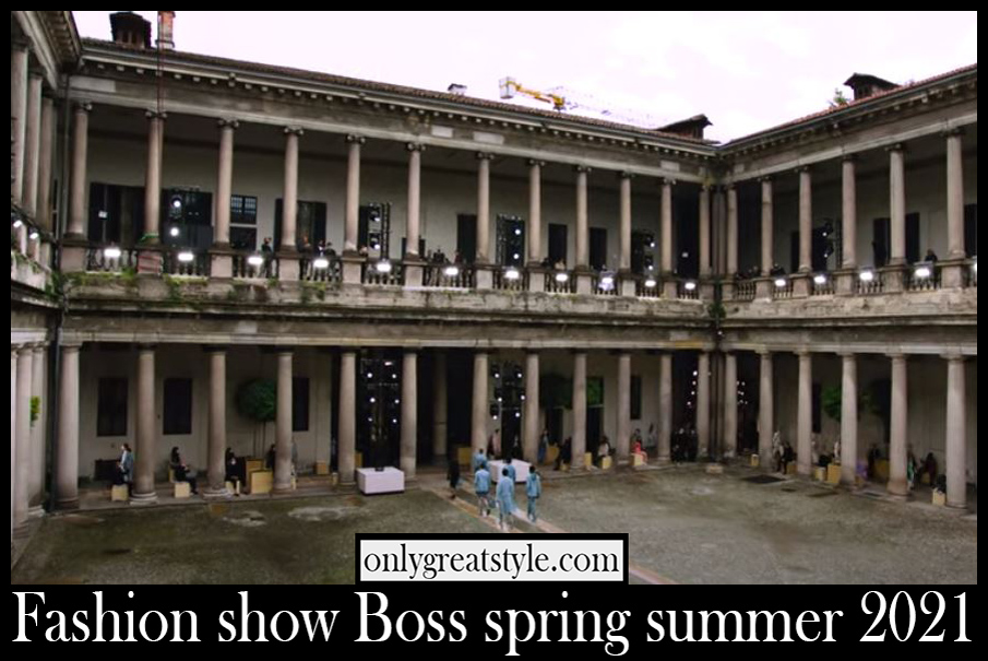 Fashion show Boss spring summer 2021