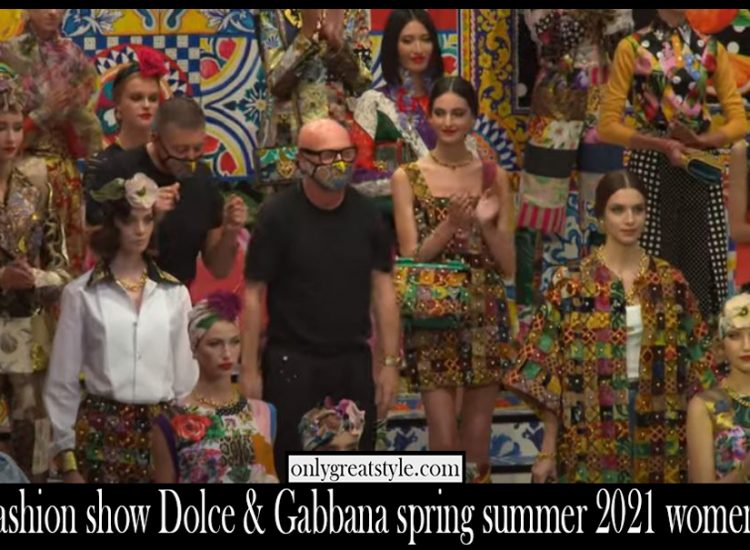 Fashion show Dolce Gabbana spring summer 2021 womens