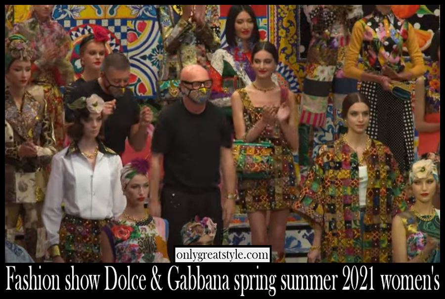 Fashion show Dolce Gabbana spring summer 2021 womens