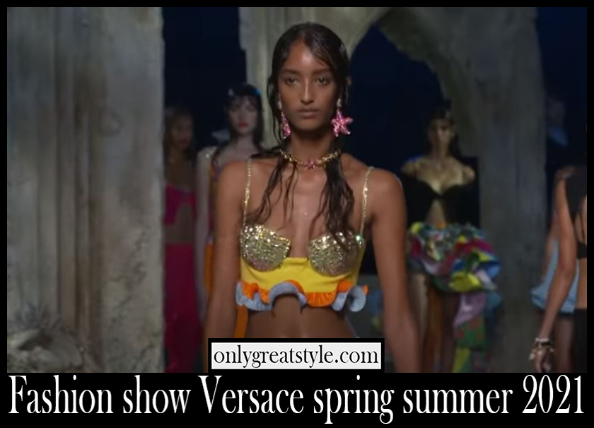 Fashion show Versace spring summer 2021 Fashion show Versace spring summer 2021