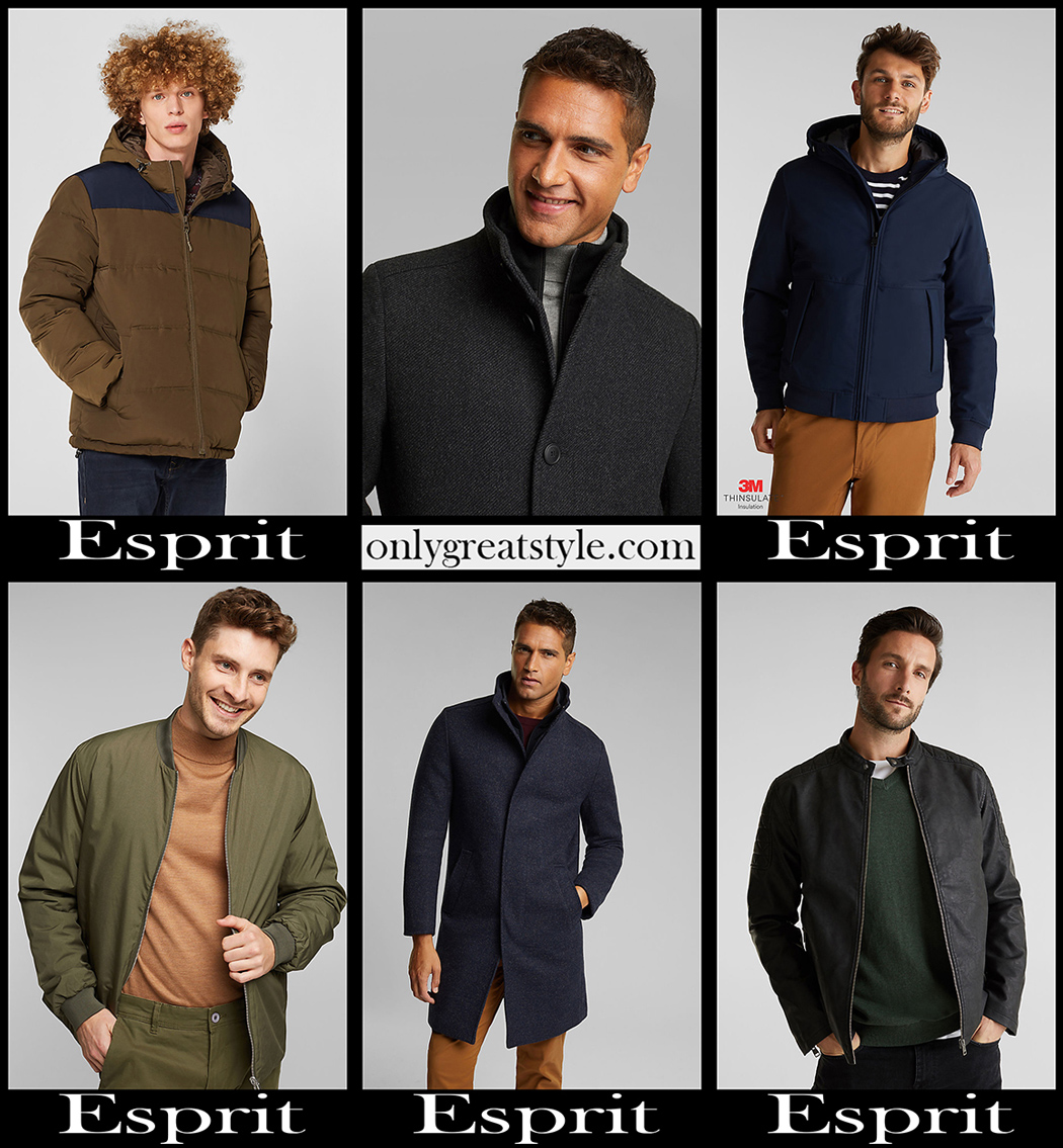 Esprit jackets 20 2021 fall winter mens clothing