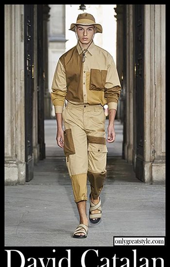 Fashion David Catalan spring summer 2021 mens clothing 4