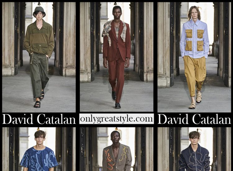 Fashion David Catalan spring summer 2021 mens clothing