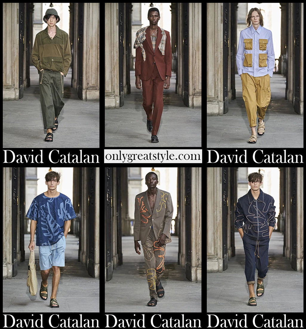 Fashion David Catalan spring summer 2021 mens clothing