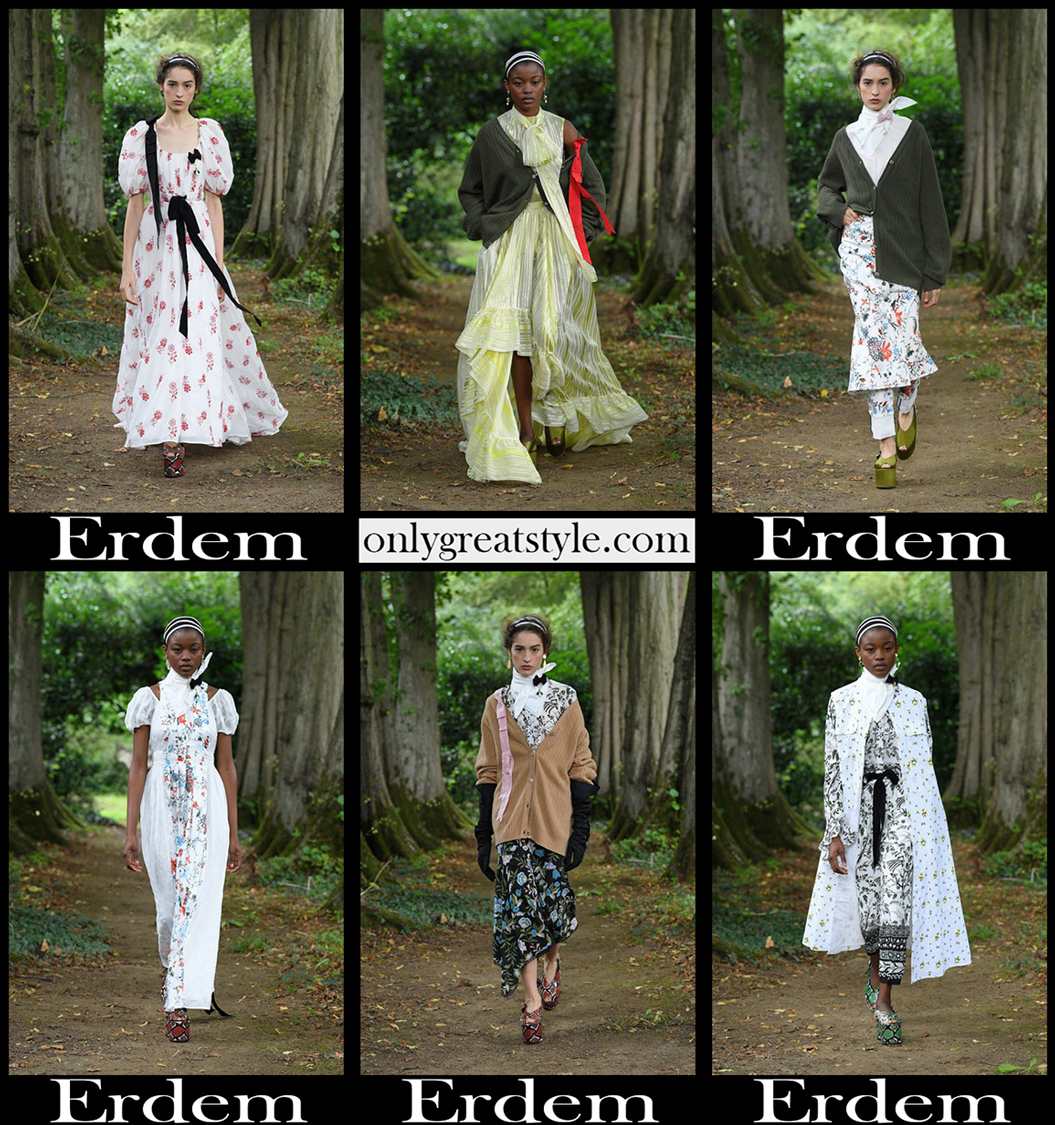 Fashion Erdem spring summer 2021 womens clothing