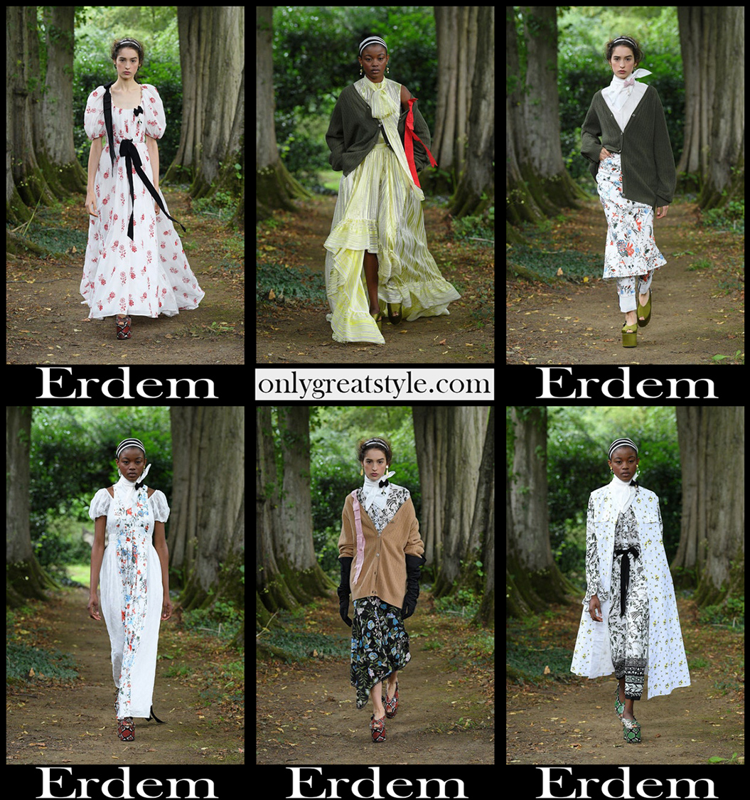 Fashion Erdem spring summer 2021 womens clothing Fashion Erdem spring summer 2021 womens clothing