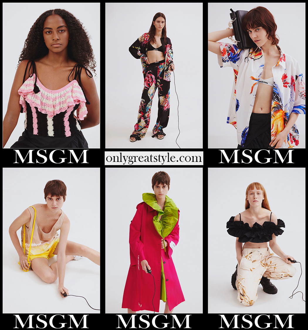 Fashion MSGM spring summer 2021 womens clothing