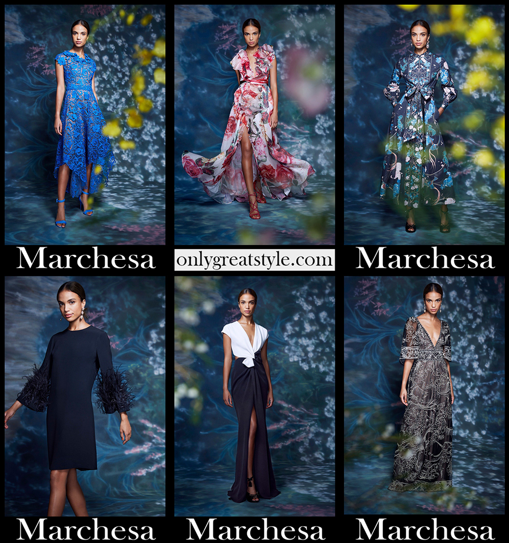 Fashion Marchesa spring summer 2021 womens dresses