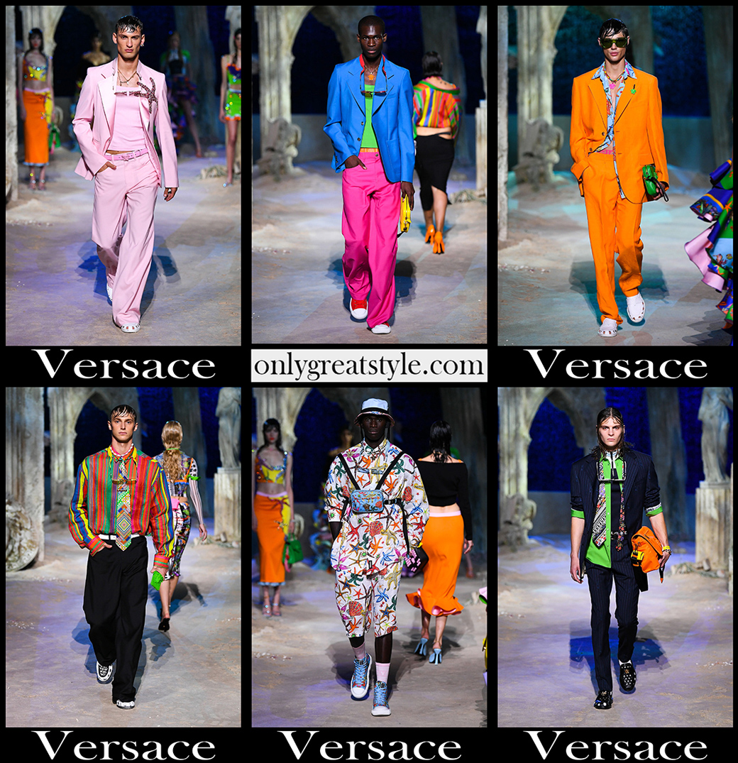 Fashion Versace spring summer 2021 mens clothing