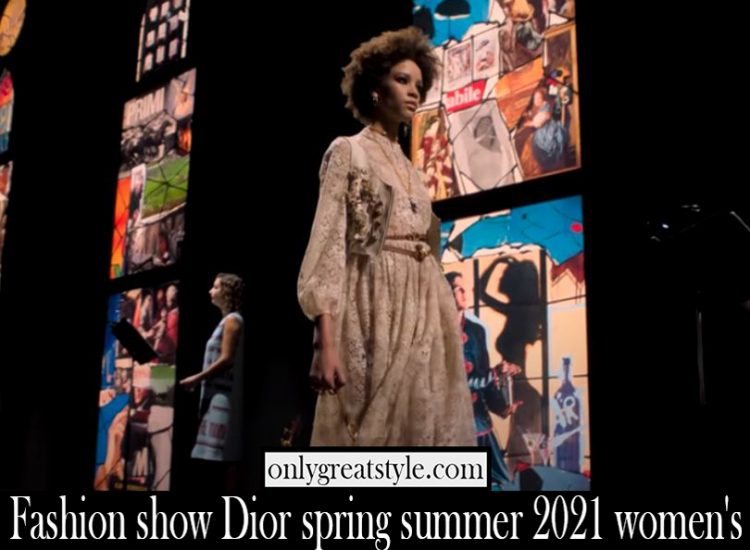 Fashion show Dior spring summer 2021 womens