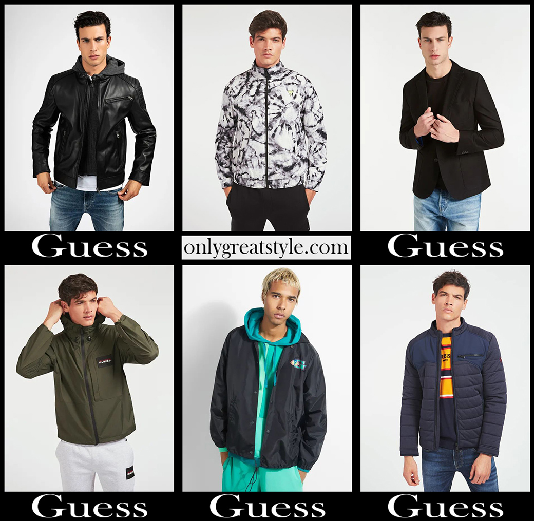 Guess jackets 20 2021 fall winter mens clothing