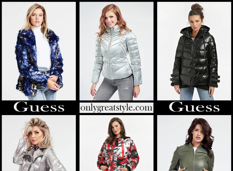 Guess jackets 20 2021 fall winter womens clothing