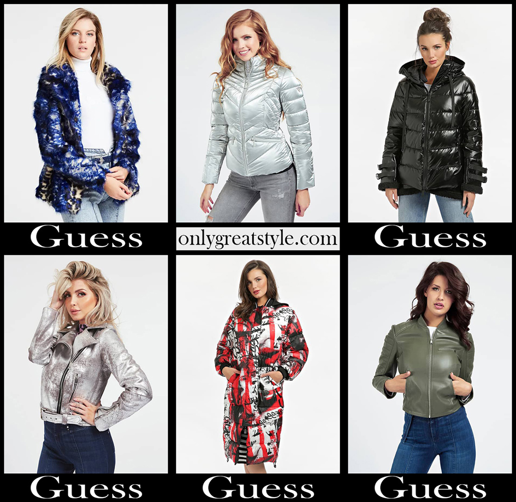 Guess jackets 20 2021 fall winter womens clothing