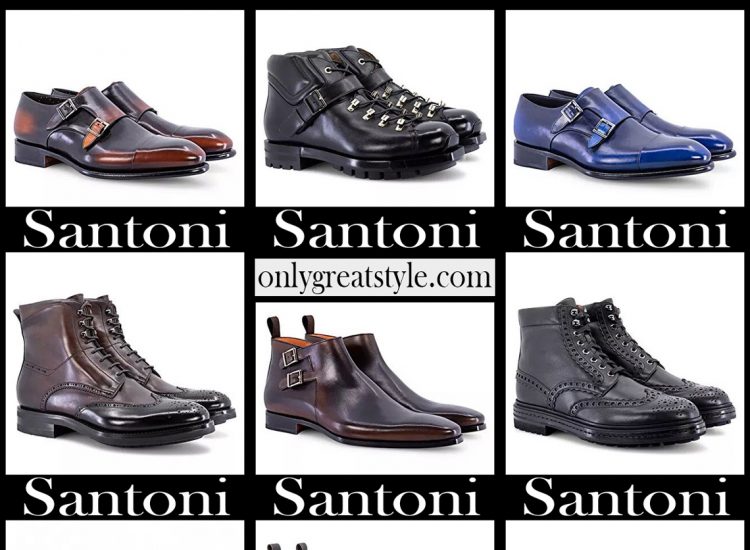 Santoni shoes 20 2021 fall winter mens footwear