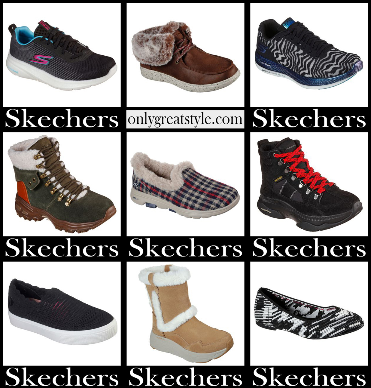 Skechers shoes 20 2021 fall winter womens footwear