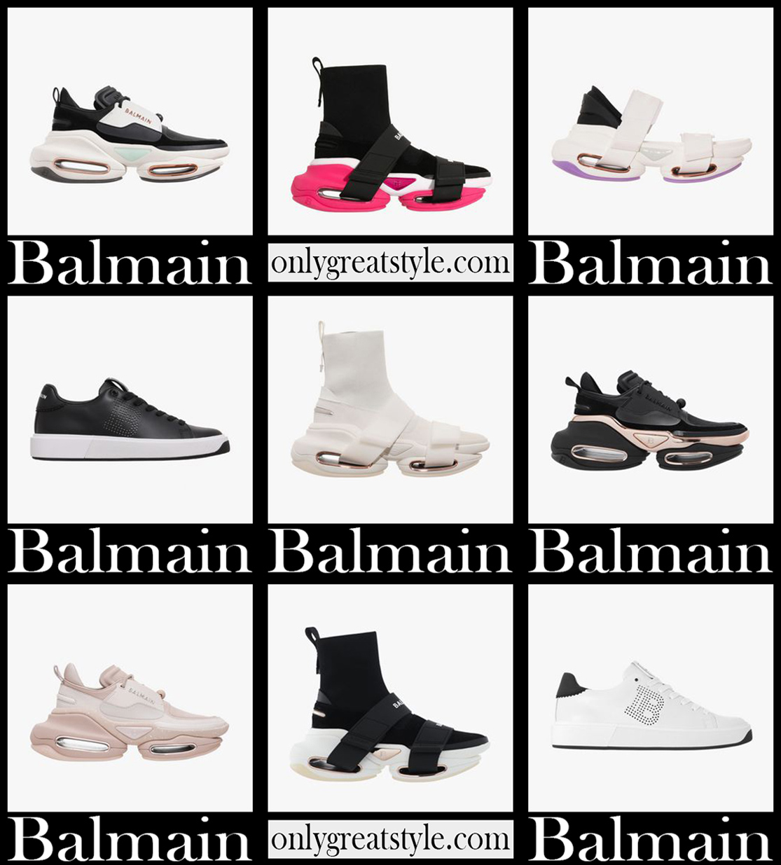 Balmain sneakers 2021 new arrivals womens shoes Balmain sneakers 2021 new arrivals womens shoes