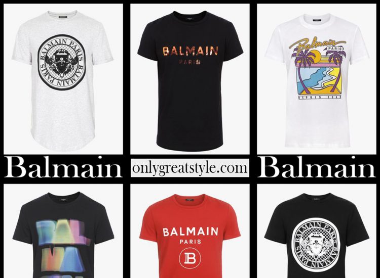 Balmain t shirts 2021 new arrivals mens clothing
