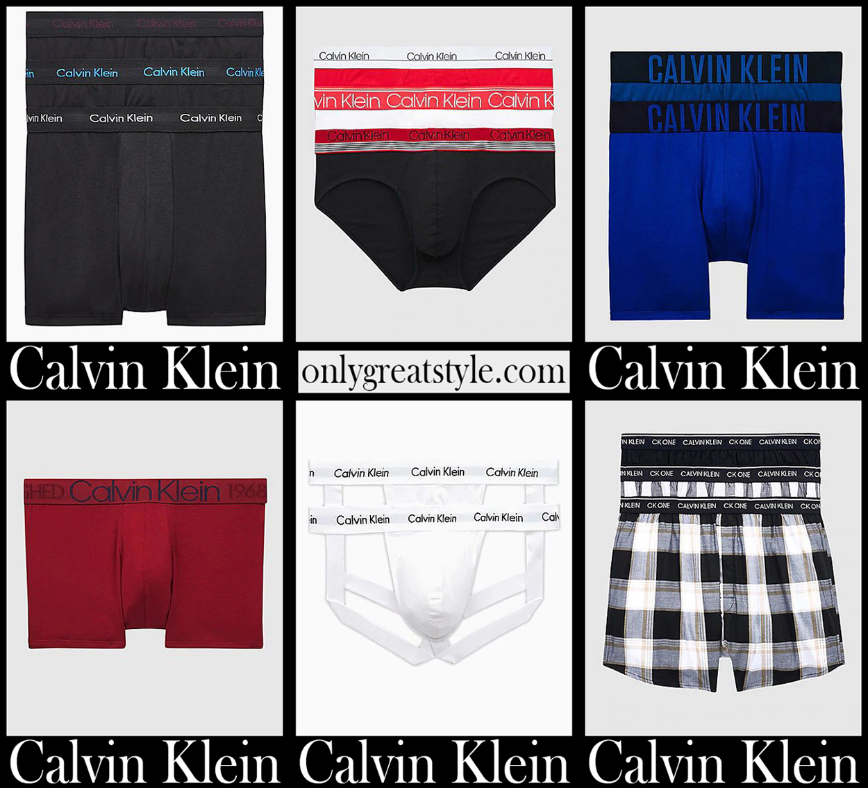 Calvin Klein underwear 21 new arrivals mens boxers briefs