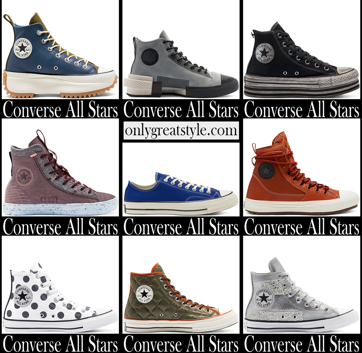 Converse sneakers 2021 new arrivals womens All Stars Converse sneakers 2021 new arrivals womens All Stars
