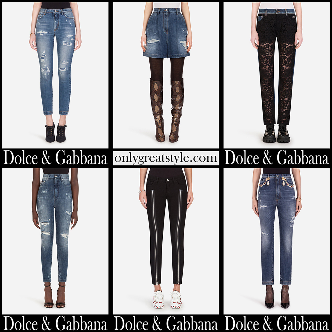 Dolce Gabbana jeans 2021 new arrivals womens fall winter
