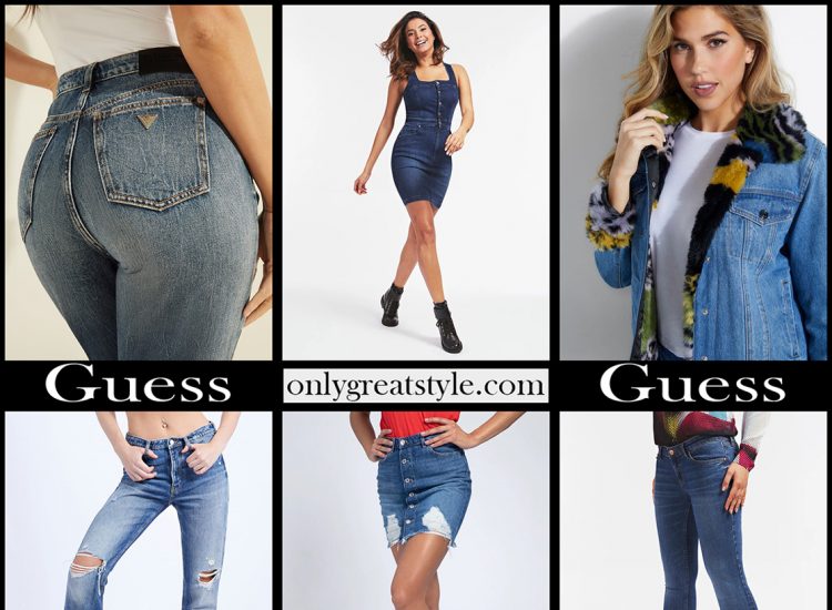 Guess jeans 2021 new arrivals womens fall winter