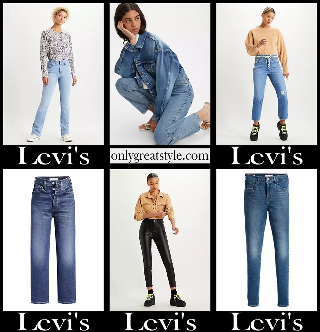 Levis jeans 2021 denim new arrivals womens clothing