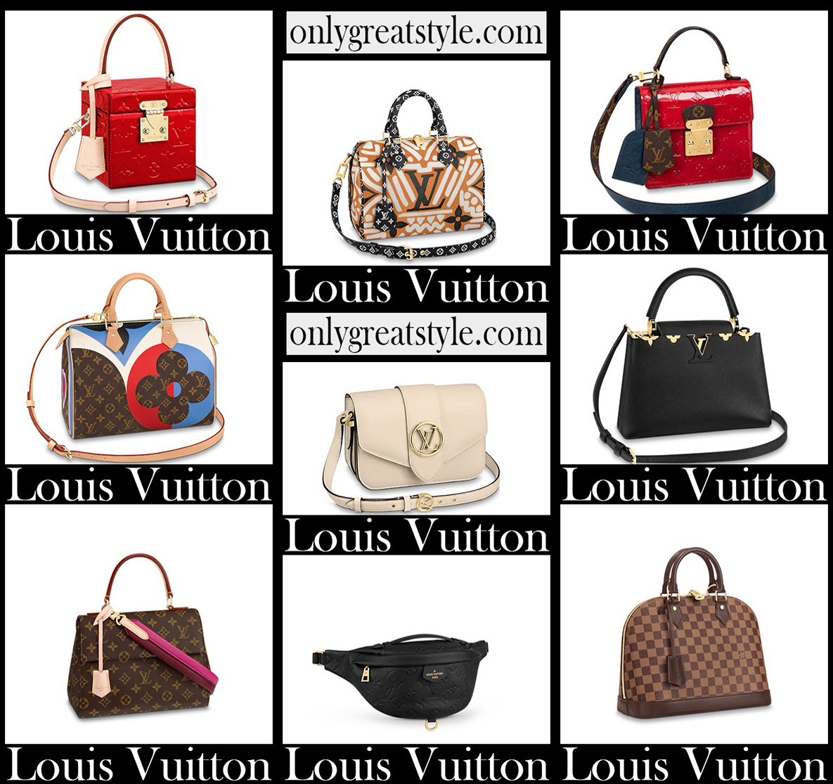 Louis Vuitton bags 2021 new arrivals womens handbags