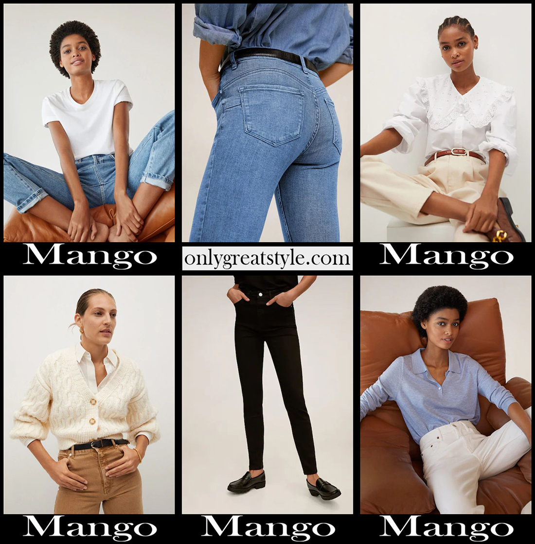 Mango jeans 2021 new arrivals womens fall winter