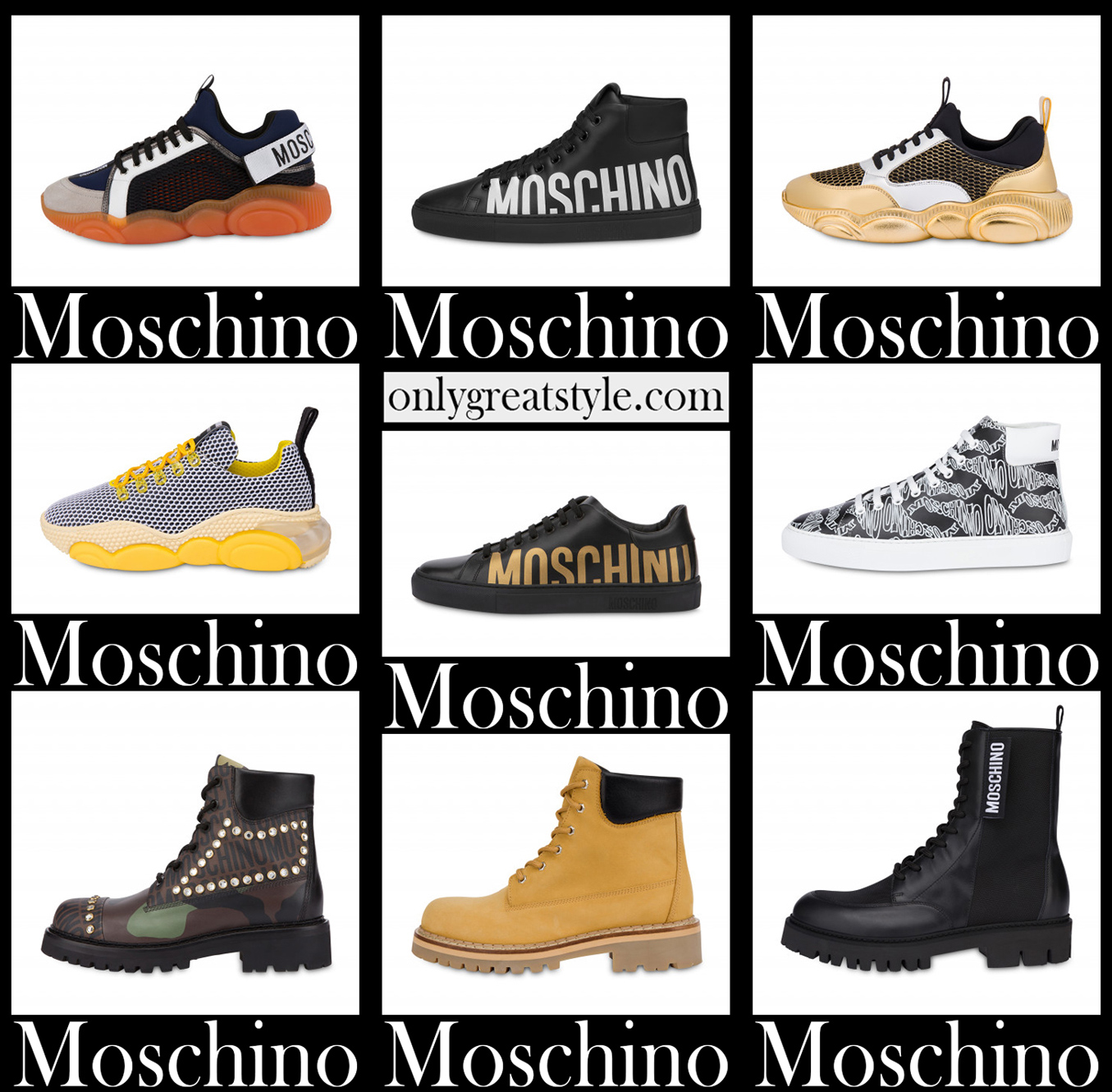 Moschino shoes 2021 new arrivals mens footwear