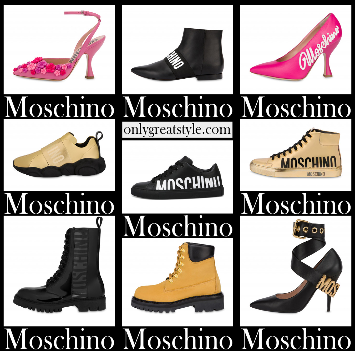 Moschino shoes 2021 new arrivals womens footwear