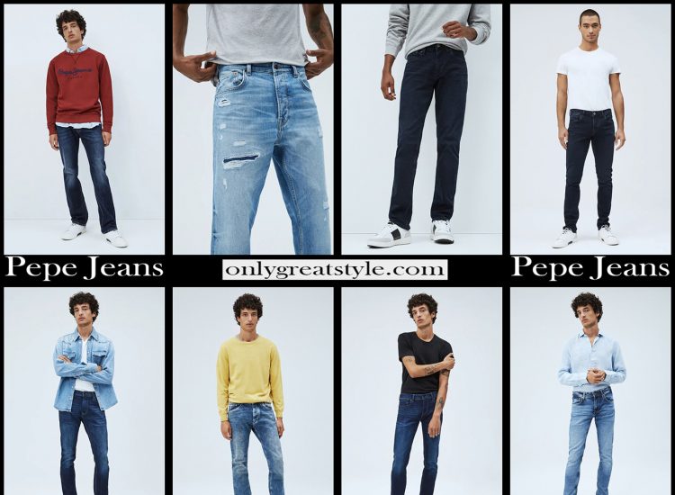 Pepe Jeans 2021 new arrivals mens clothing denim