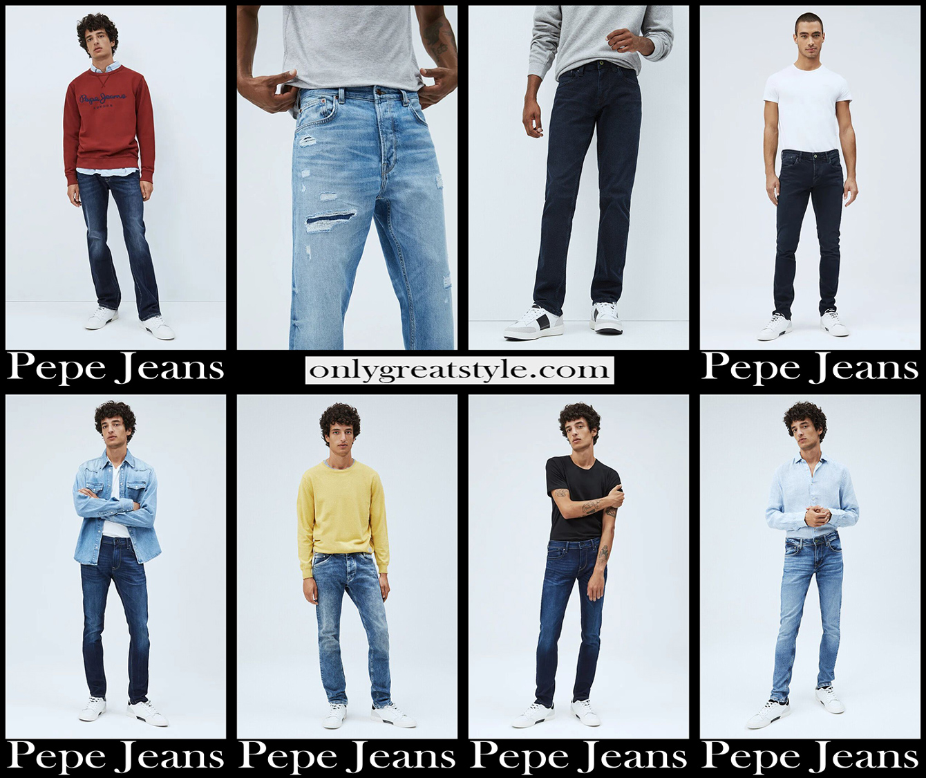 Pepe Jeans 2021 new arrivals mens clothing denim