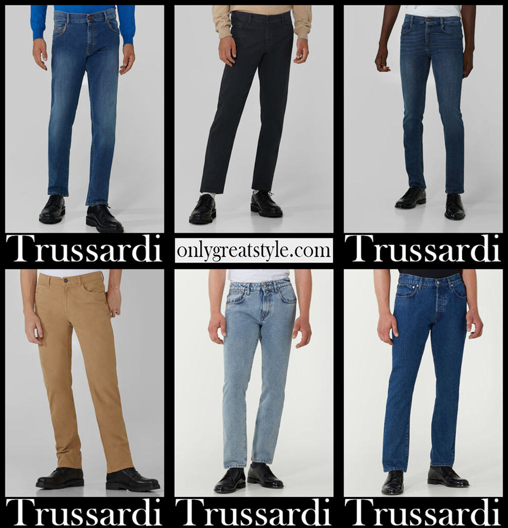 Trussardi jeans 2021 new arrivals mens clothing denim Trussardi jeans 2021 new arrivals mens clothing denim