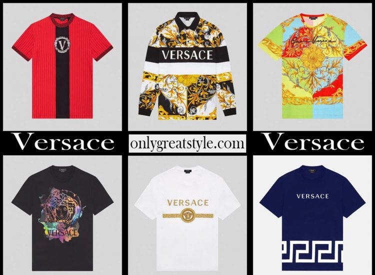 Versace t shirts 2021 new arrivals mens clothing