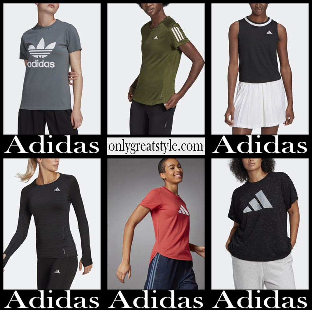 Adidas t shirts 2021 new arrivals womens clothing