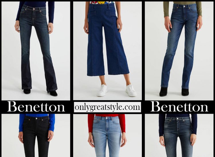 Benetton jeans 2021 new arrivals womens clothing denim