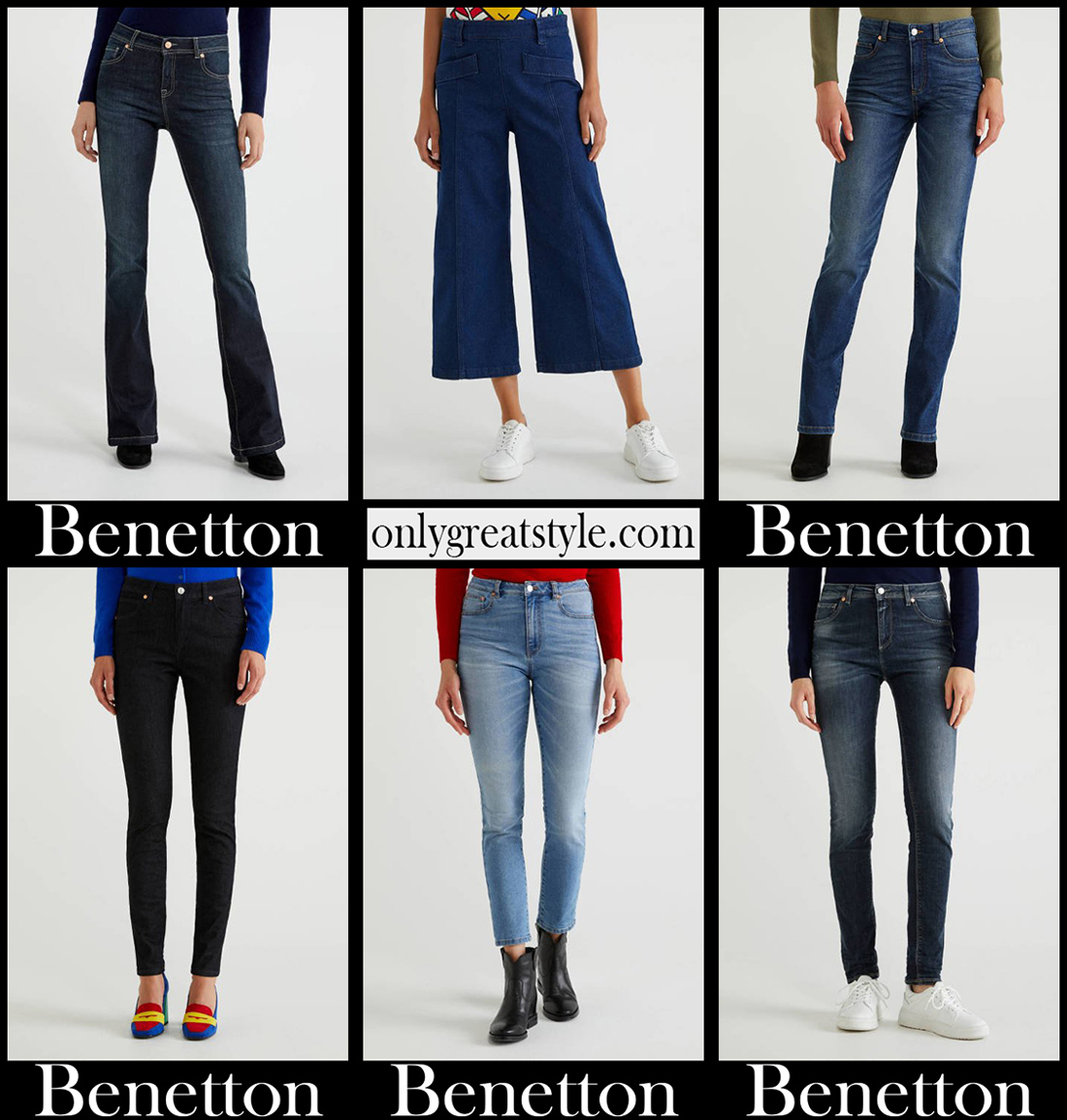 Benetton jeans 2021 new arrivals womens clothing denim Benetton jeans 2021 new arrivals womens clothing denim