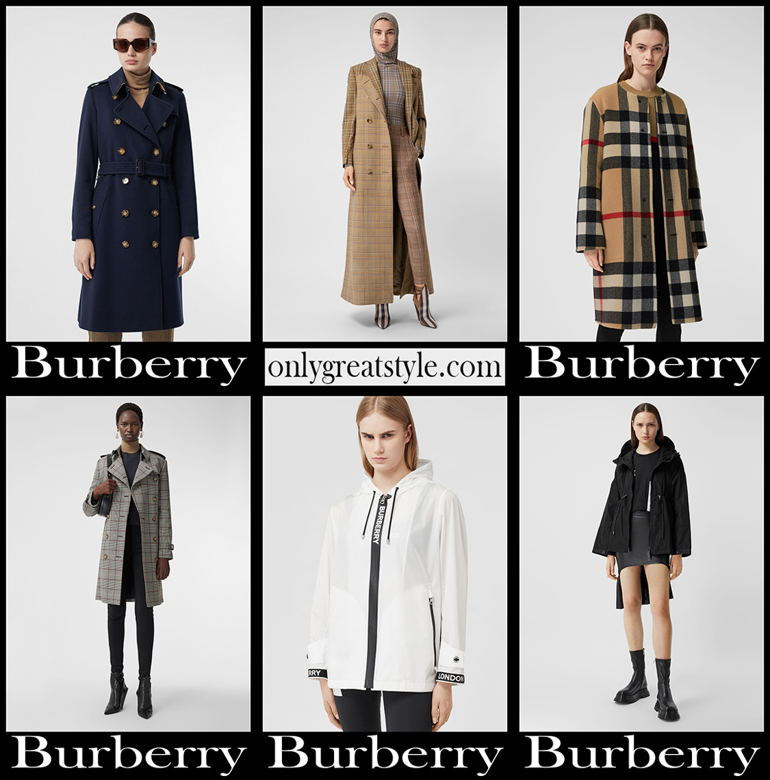 Burberry jackets 2021 new arrivals womens clothing